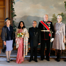 13. - 14. oktober: Kongen og Dronningen er vertskap under Indias president Pranab Mukherjee og hans datter Sharmistha Mukherjees, statsbesøk til Norge 13. - 14. oktober. Foto: Cornelius Poppe, NTB scanpix.